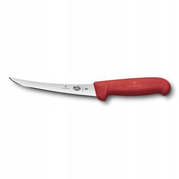 Nóż do trybowania czerwony FIBROX - dł. ostrza 12 cm | VICTORINOX 5.6601.12