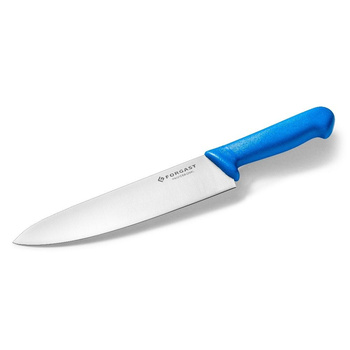 Nóż kuchenny HACCP niebieski dł. 22 cm | FORGAST FG01814